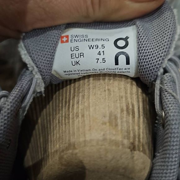 ON RUNNING
Womans CLOUD TERRY Silver size 9.5
No box - Picture 6 of 6